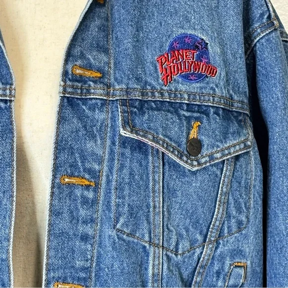 Vintage Planet Hollywood “Reno”
Denim Trucker Jacket Unisex Small/Medium, VGUC - Picture 6 of 11